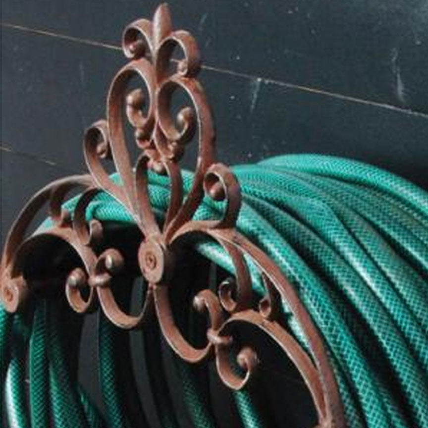 Victorian Style Hose Holder-Iron Accents