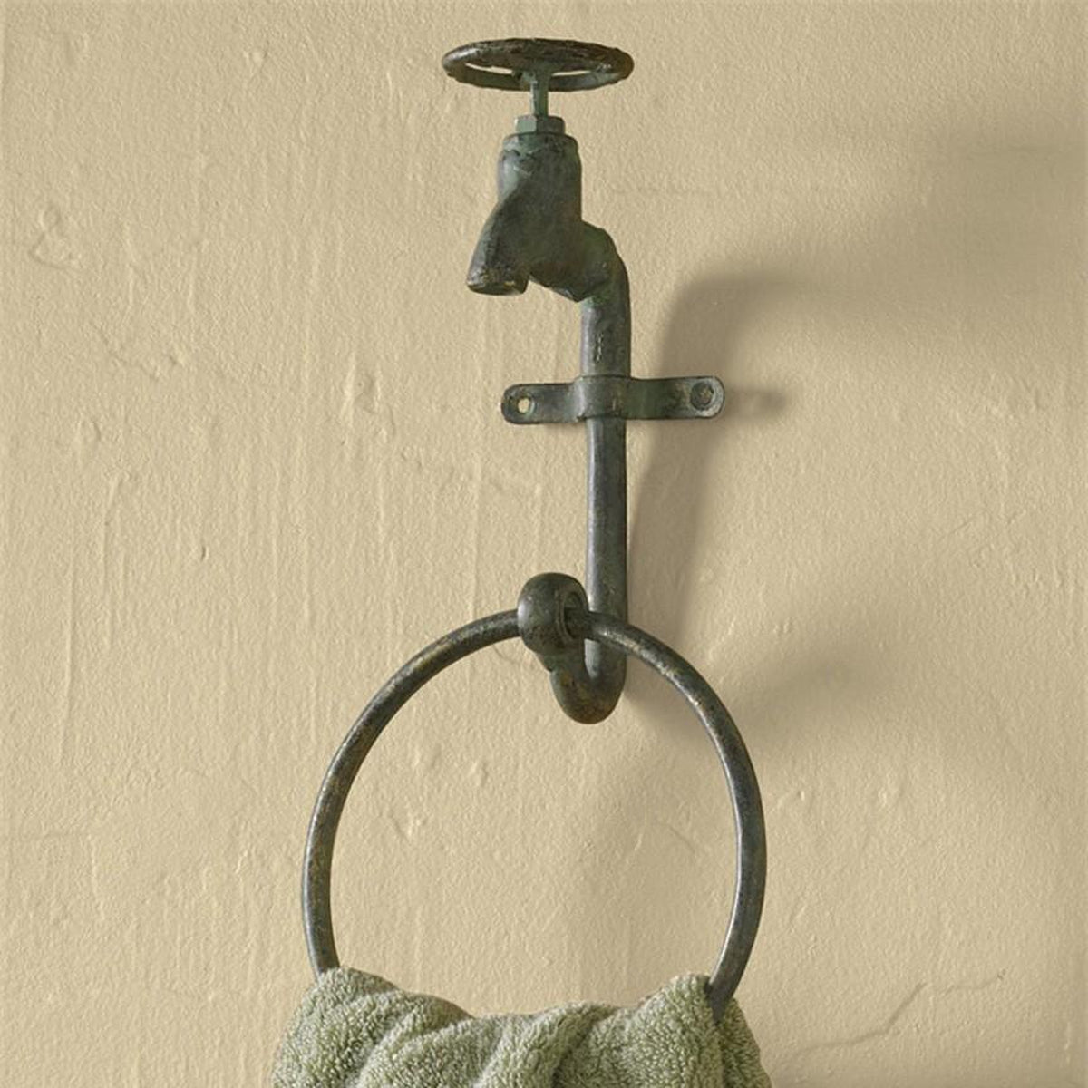 Water Faucet Ring Hook-Iron Accents