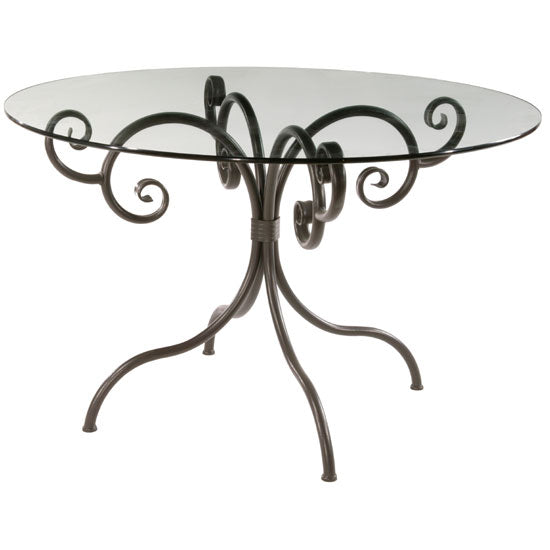 Waterbury Breakfast Table-Iron Accents