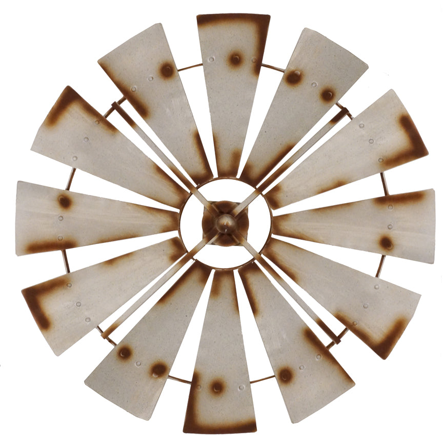 Windmill Relic Plaque-Iron Accents