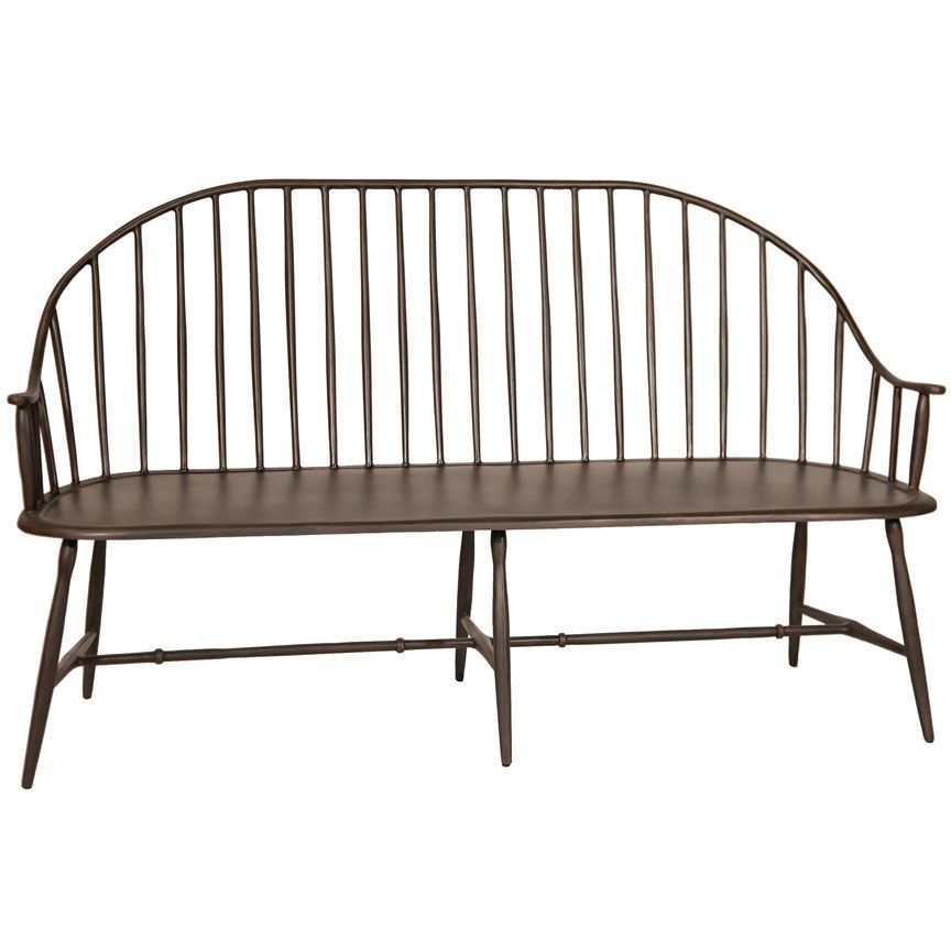 Windsor Large Bench | Iron Accents