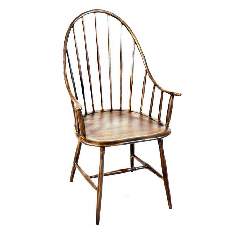 Windsor Patio Arm Chair (Set-2) | Iron Accents