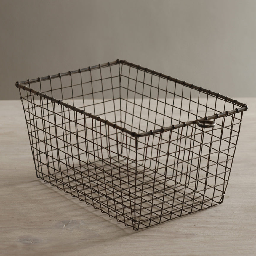 Wire Locker Baskets (Set-6)-Iron Accents