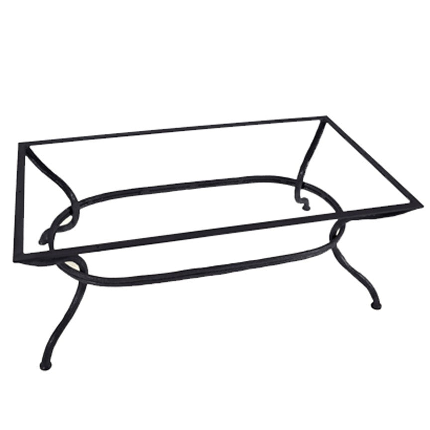Woodland Cocktail Table / Base -50x30-Iron Accents