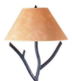 Woodland Floor Lamp-Iron Accents