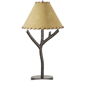 Woodland Table Lamp-Iron Accents