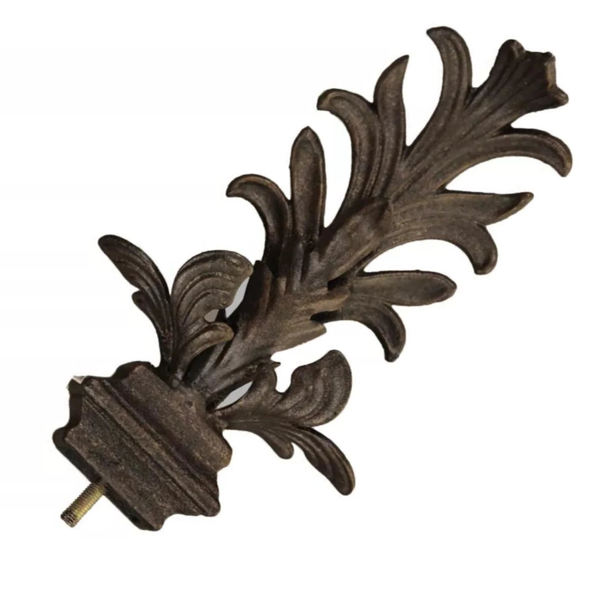 Leaf w/ Square Base - Bronze